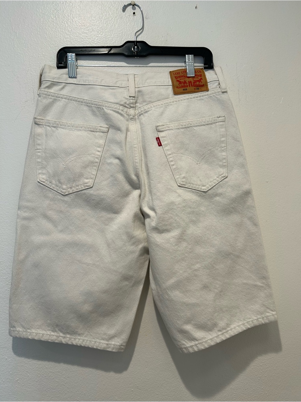 Levi's Men’s White Denim Jean Shorts